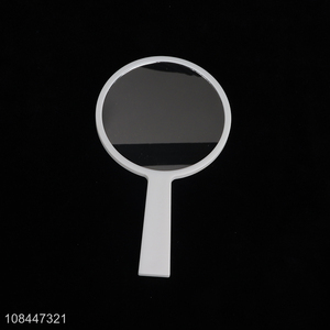 Factory price hand mirror portable travel makeup mirror with handle