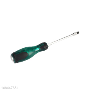 Yiwu direct sale plastic handle slotted screwdriver for home