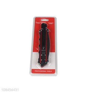 Wholesale metal utility knife stainless steel retractable box cutter