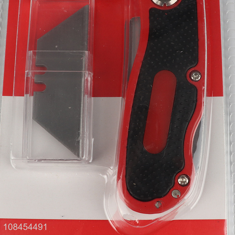 Popular product metal folding lock-back utility knife box cutters
