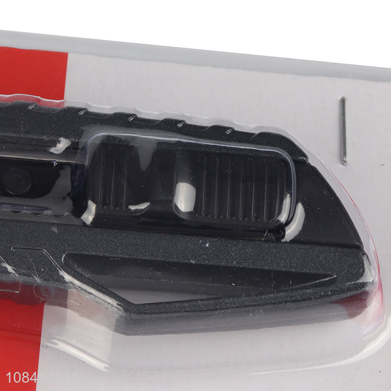 High quality retractable metal cutter safety pocket utility knife