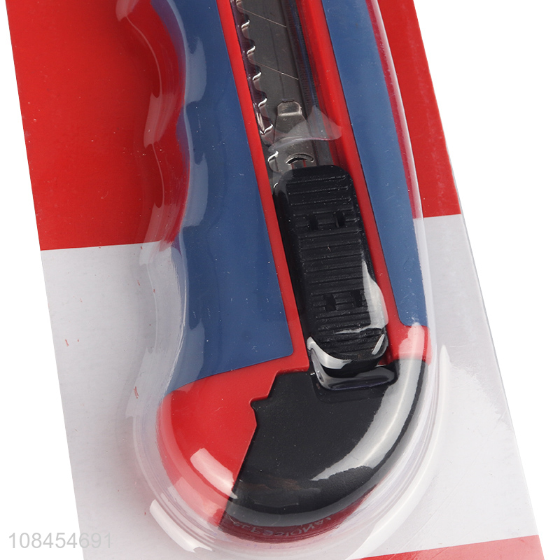Wholesale snap off utlity knife retractable box cutter for home and office