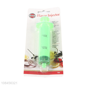 Good quality pp material meat flavor injector grill marinade injector