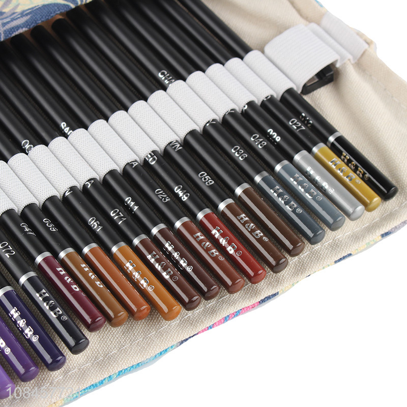 Popular products 72 color oily color pencils set for sale