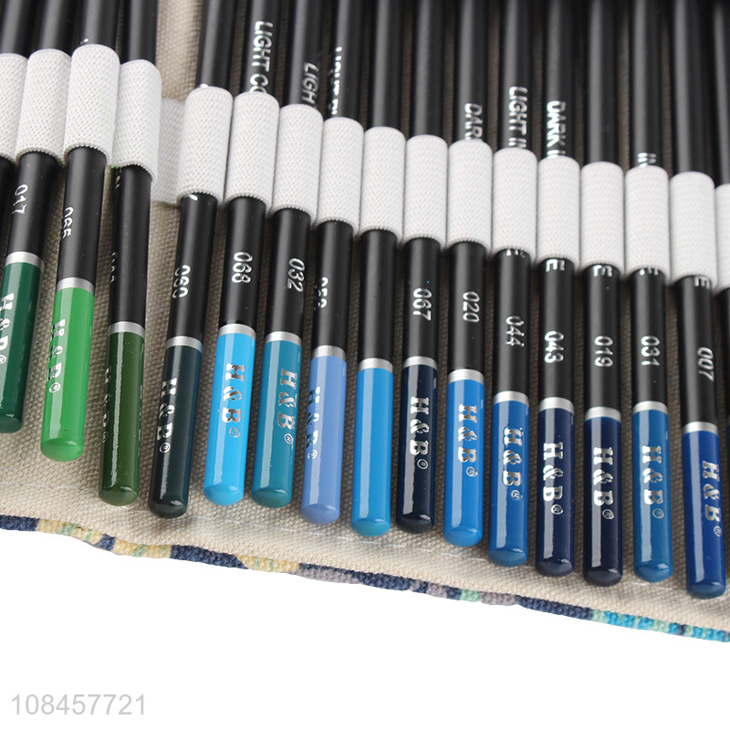 Popular products 72 color oily color pencils set for sale