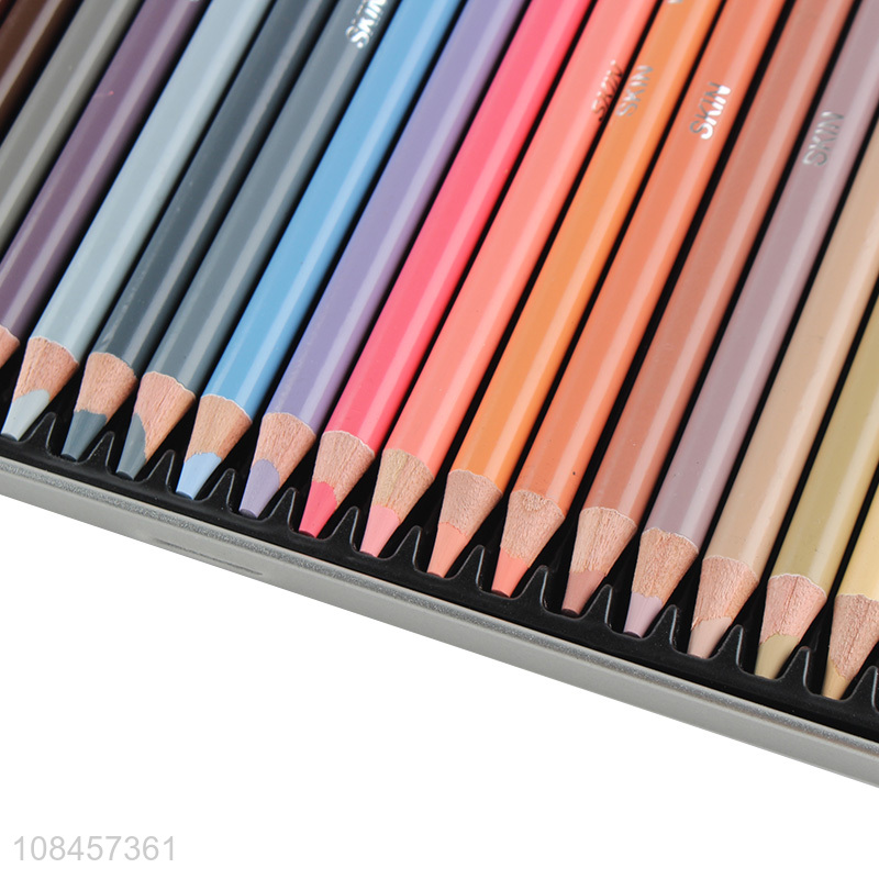 Wholesale price 24 color sketch pencil for drawing