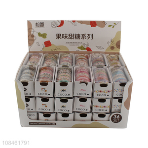 Factory price fruity paper adhesive tapes for hand account