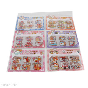 Hot selling creative transparent hand account stickers set
