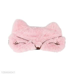 China products plush pink sleeping night mask for sale