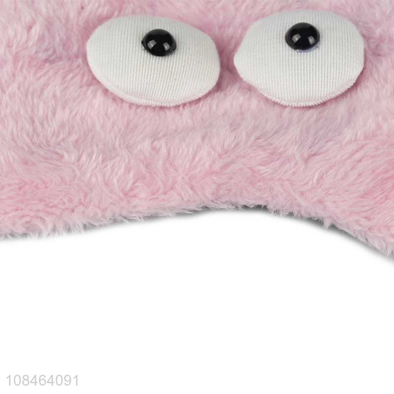 Good quality pink comfortable sleeping eye mask wholesale