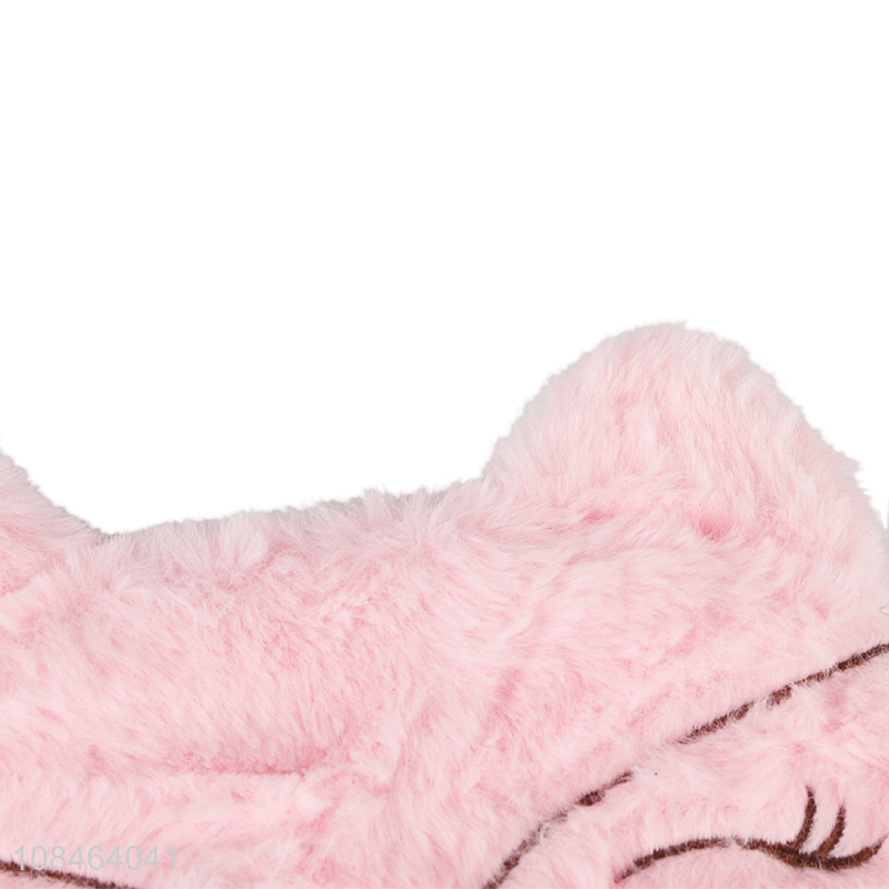 China products plush pink sleeping night mask for sale