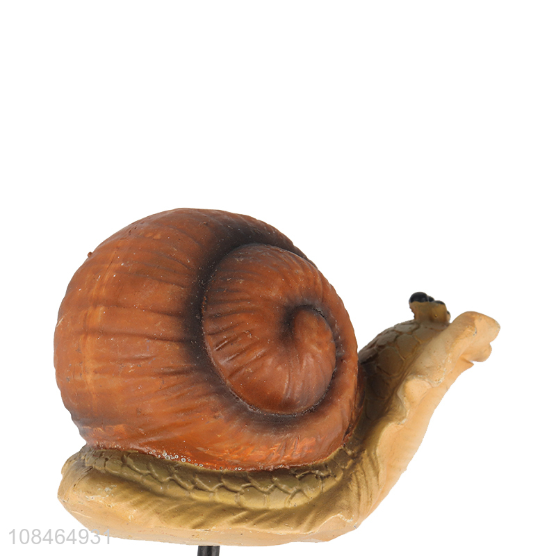 Wholesale resin snail figurine garden sculptures & statues for outdoors