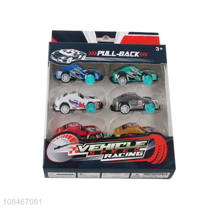 Wholesale from china pvc pull-back model car toys for children