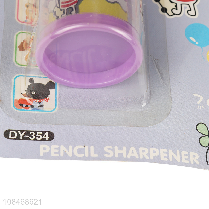 Cheap price cartoon single-hole pencil sharpener