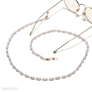 Creative style genuine pearl glasses chain glasses decoration