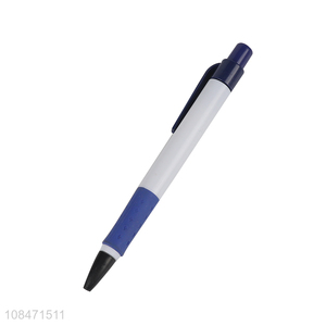 Good wholesale price plastic press type ballpoint pen