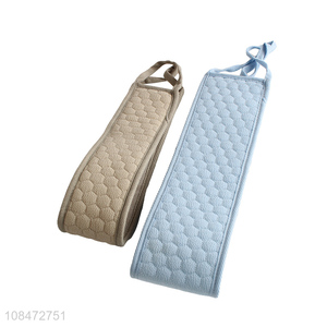 Hot sale double sided exfoliating body back scrubber for adults