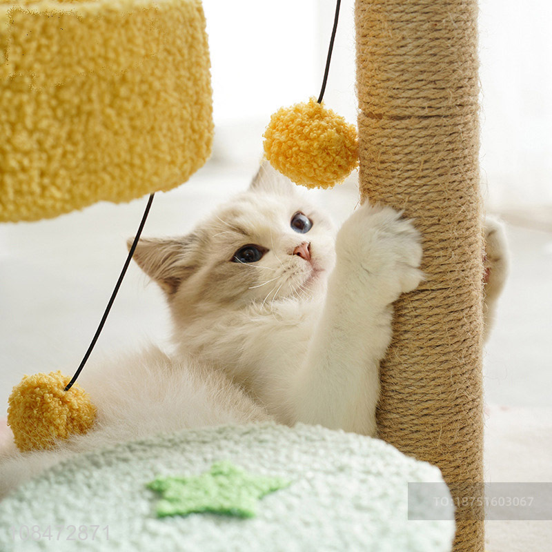 Online wholesale cat climbing frame sisal cat toys for pets supplies