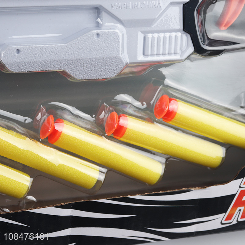 New design eva foam soft bullet toy gun long-range shooting gun