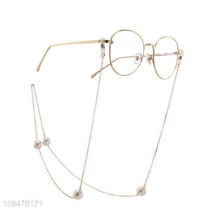 Wholesale price creative pearl glasses chain fashion accessories