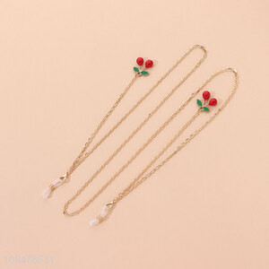 Hot selling cherry glasses chain hanging jewelry