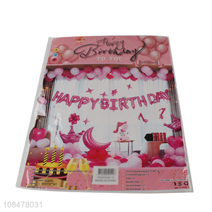 Wholesale happy birthday balloon letter foil balloon party decorations