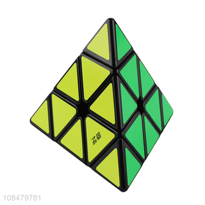 Latest products triangle children educational speed cube toys