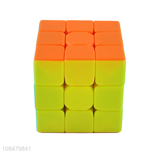 Factory wholesale colourful speed cube magic cube toys for kids