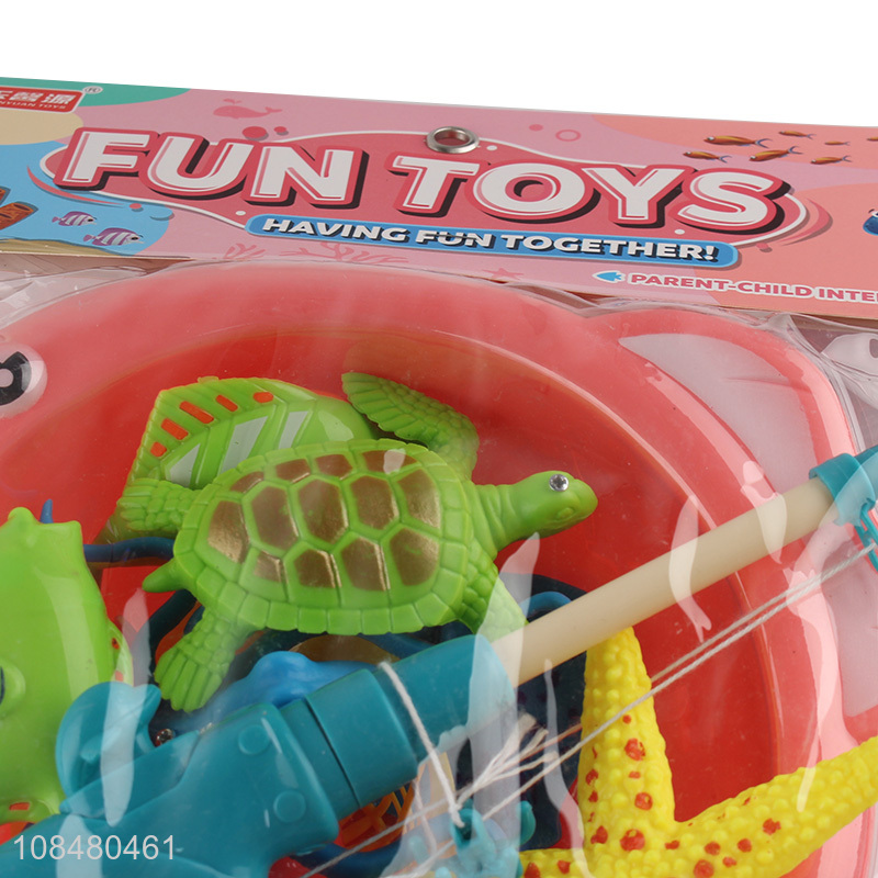 Wholesale kids intellectual toy cartoon fishing toys