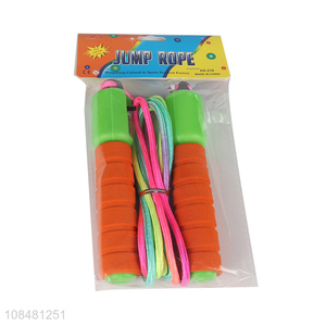 Hot products colourful sports fitness home use jumping rope