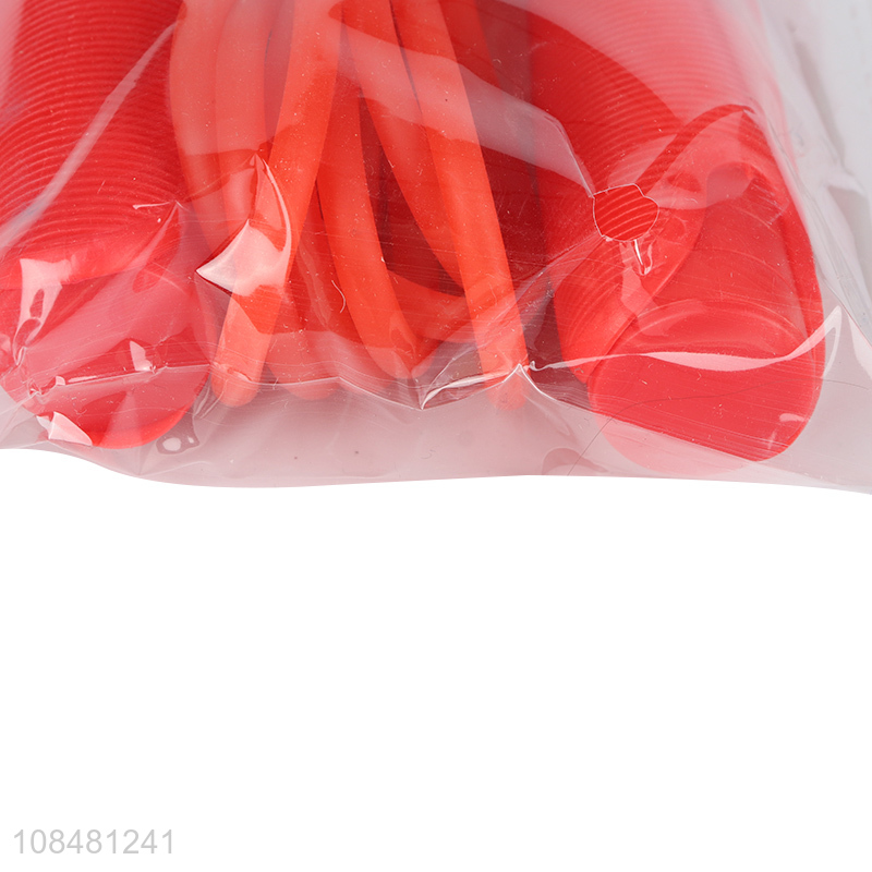 China wholesale red plastic fitness exercise jump rope