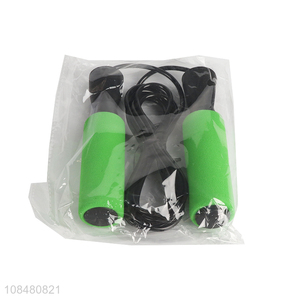 Good selling adult children sports fitness jump rope for outdoor