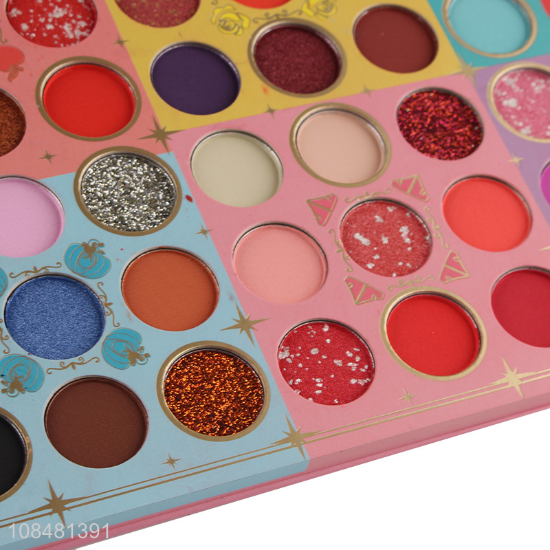 Online wholesale 54 color makeup DIY eyeshadow toys