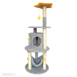 Hot products cute star cat climbing rack for sale