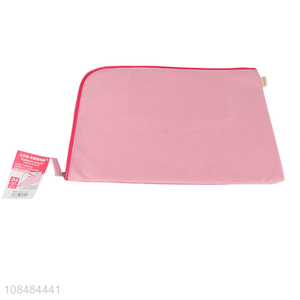 Good quality zippered file bag for travel, school and office supplies