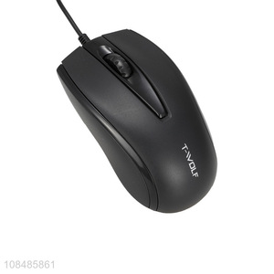 Hot sale 3 buttons standard computer mouse usb wired optical mouse