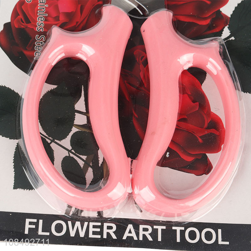 Wholesale 6.5inch stainless steel flower art scissors garden scissors