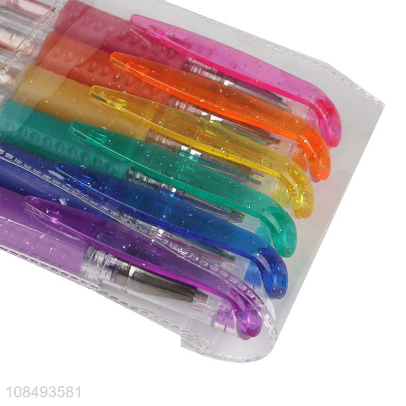 Hot selling color gel pen hand account highlighter pen