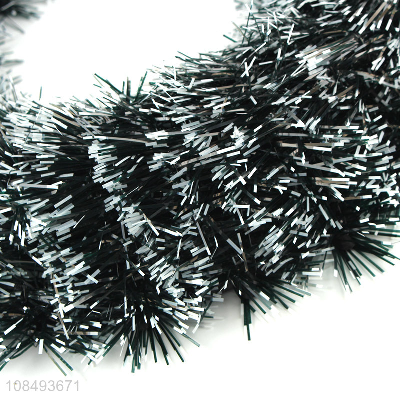 Good quality tinsel Christmas wreath for front door & window decor