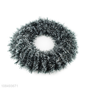 Good quality tinsel Christmas wreath for front door & window decor