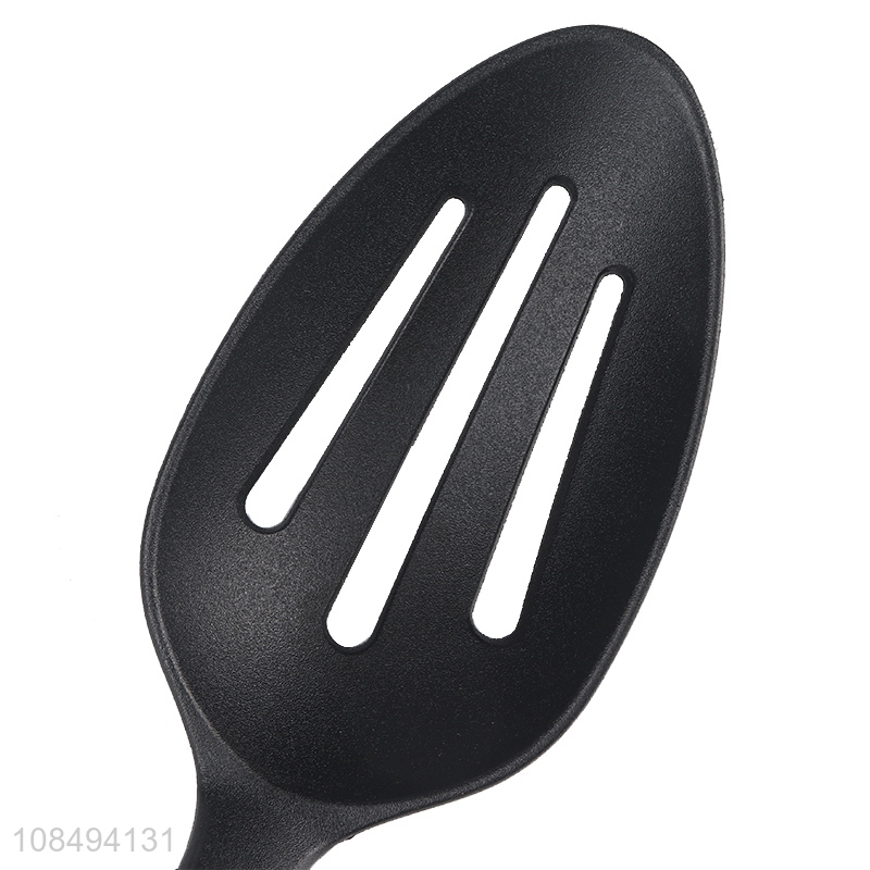 Factory direct sale stainless steel nylon rice slotted ladle