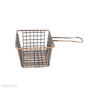 Hot selling square deep frying basket kitchen strainer