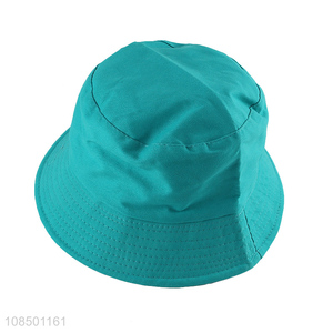 Wholesale unisex reversible bucket hat trendy outdoor breathable sun hat