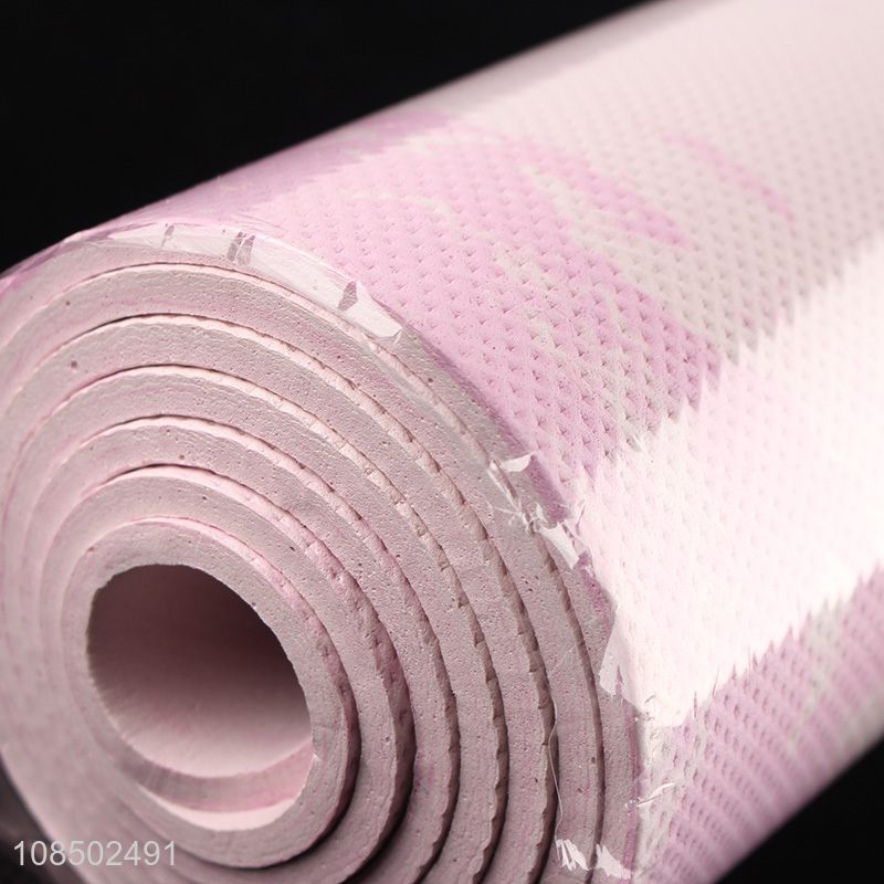 Good price pink EVA yoga mat home exercise mat wholesale