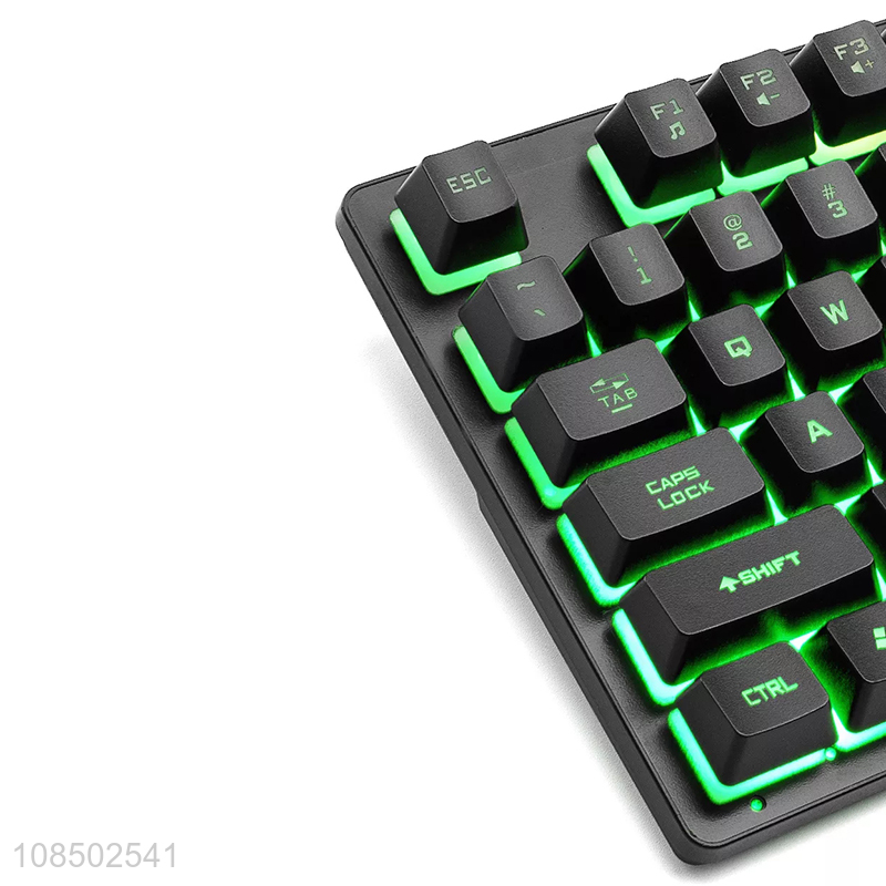 Hot sale 87 keys RGB backlight wired mechanical keyboard gaming keyboard