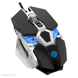 Wholesale 6-button 7-color water cooling breathing light mechanical gaming mouse