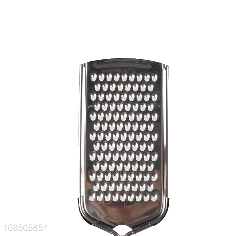 Factory supply stainless steel ginger grater with comfort grip