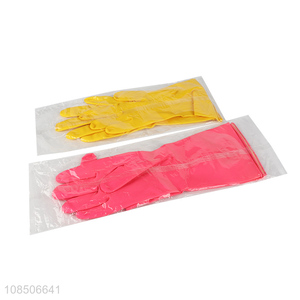 Factory price latex household gloves multi-use cleaning gloves for kitchen