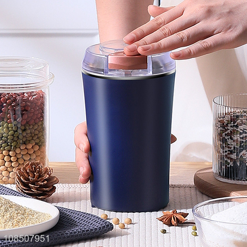 Wholesale 200W 350ml portable multifunctional electric grain coffee grinder