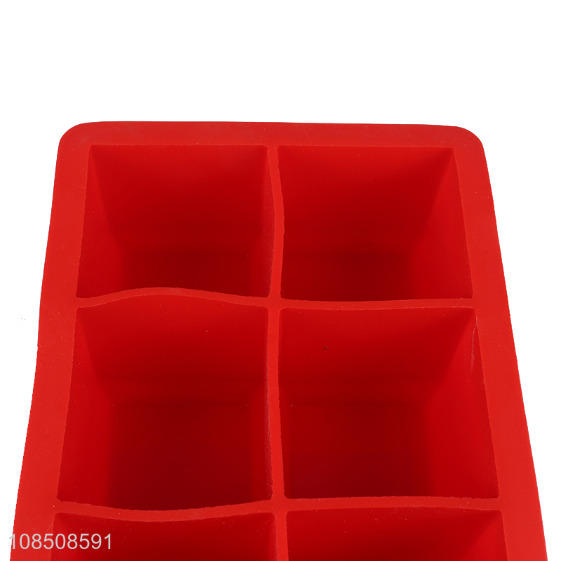 Good quality 8-cavity food grade bpa free silicone ice cube tray